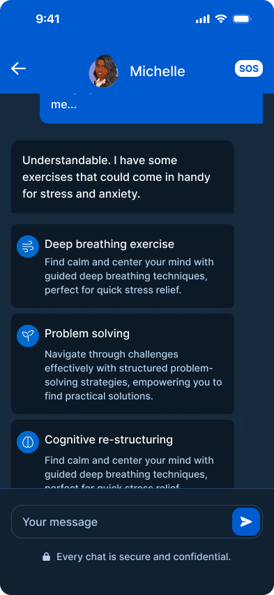 A screenshot of Wayhaven, an iOS app